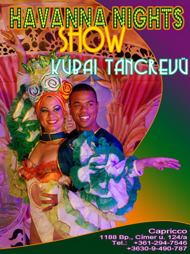Havana Nights Kubai tánc Show Havana Nights Kubai tánc Show