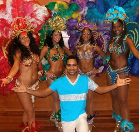 brazil karneváli táncos szamba show