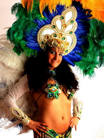brazil karneváli táncos szamba show
